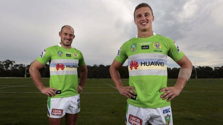 The Raiders haven't ruled out re-uniting Jack Wighton and Terry Campese in the halves after this weekend. Photo: Jeffrey Chan