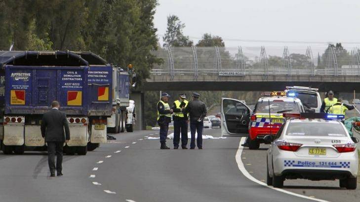 Aashima Goyal was struck by a truck and killed on the Princes Motorway at Dapto. Photo: Adam McLean