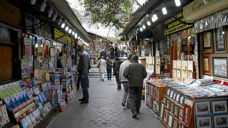The Old book Bazaar in Instanbul.