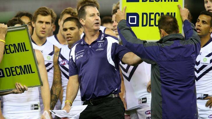 Ross Lyon says statistics are misleading and footy doesn't need more changes. Photo: Pat Scala