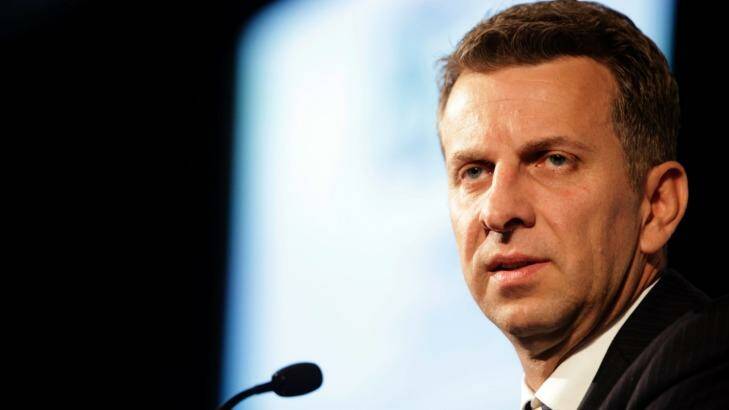 Andrew Constance: "Half the dividends will keep coming to government." Photo: Michel O'Sullivan