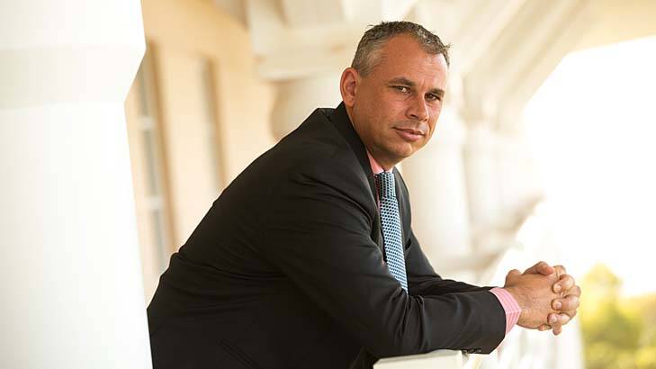 "My message to Clive is clear": Northern Territory Chief Minister Adam Giles. Photo: Glenn Campbell