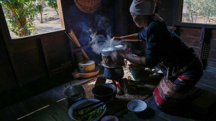 Hot stuff: Cooking with charcoal. Photo: Supplied