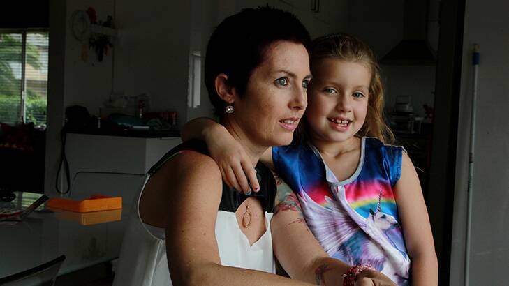 No time to lose: Sam Taylor (pictured with her daughter Jade) decided to go through private insurance for after being told she could wait up to three years to have a double mastectomy in the public system. Photo: Ben Rushton