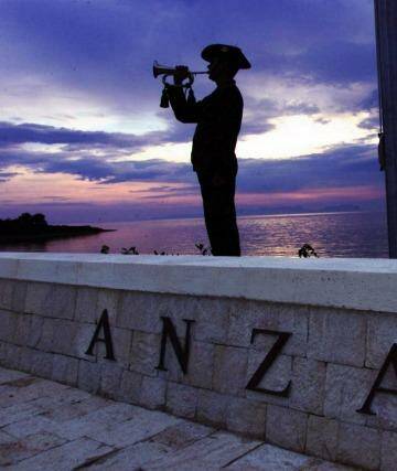 The metal letters spelling ANZAC have been stolen from the Gallipoli site in Turkey. Photo: Mike Bowers