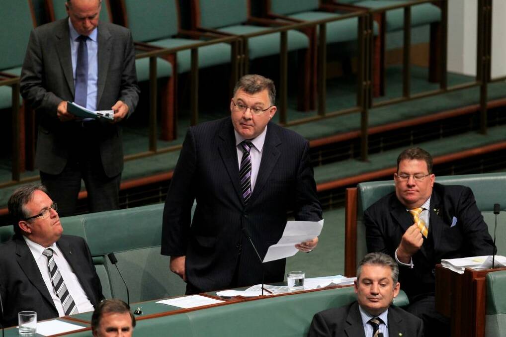 Federal Liberal MP Craig Kelly said ABC's Q&A program on Monday night "seriously overstepped the mark". Photo: Andrew Meares
