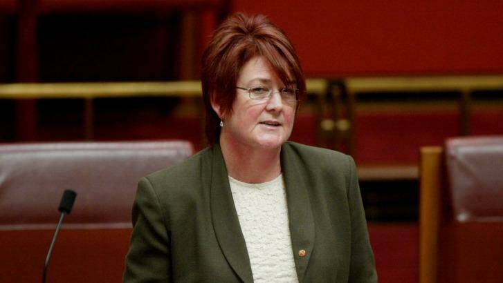 Senator Anne McEwen: ''40 per cent is not equal.'' Photo: Chris Lane