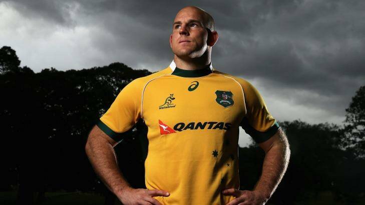 Brumbies and Wallabies captain Stephen Moore has backed the balance of new and old in the Wallabies squad to play England. Photo: Cameron Spencer