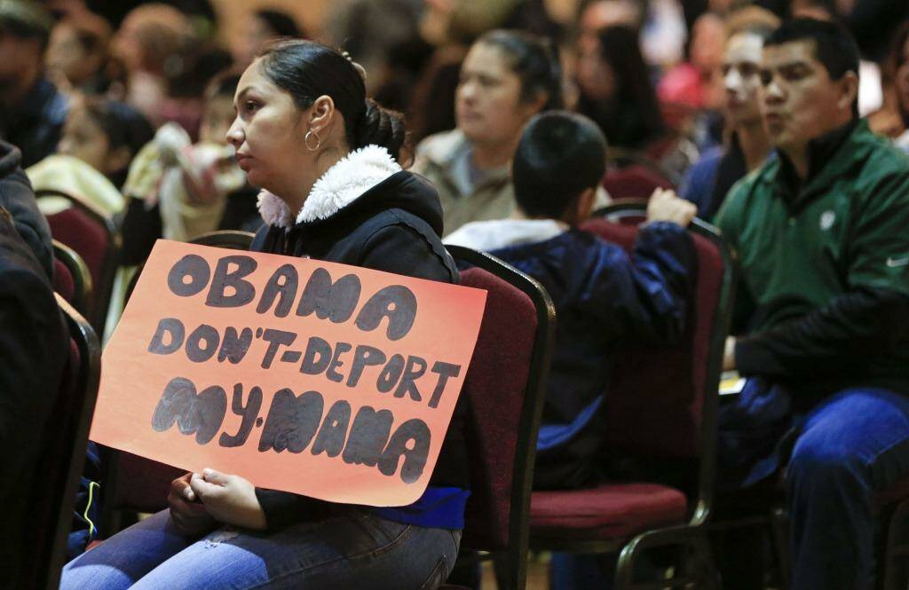 Appeal: Five million undocumented immigrants hope to be allowed to stay in the US. Photo: Mark Humphrey