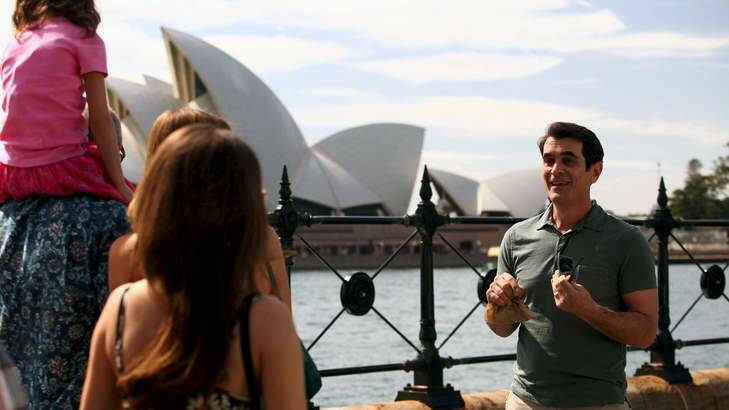 A man on a mission: Ty Burrell as Phil Dunphy tries to discover his Aussie roots in <i>Modern Family</i>.