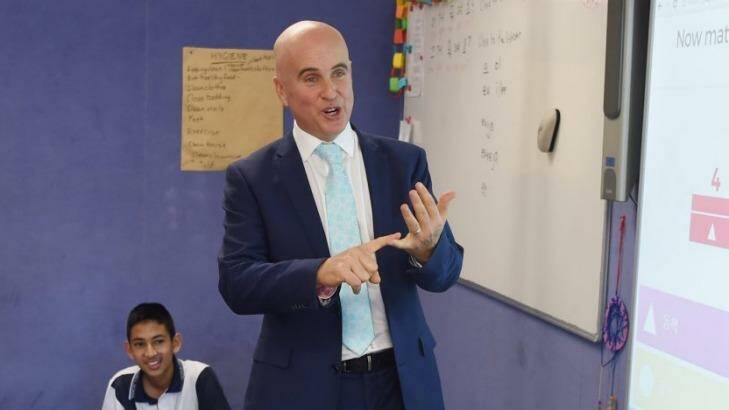 Minister for Education Adrian Piccoli has worn heavy criticism over the program. Photo: Nick Moir