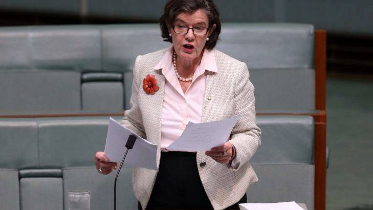 Independent MP Cathy McGowan has had her invitation to give the Mary Mackillop Oration withdrawn due to her views on same sex marriage. Photo: Andrew Meares