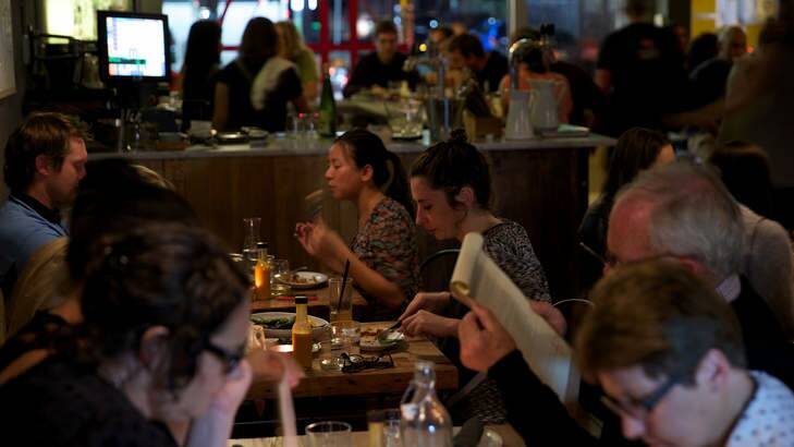 Diners at Hartsyard Restaurant in Newtown are allowed two hours to complete their meal. Photo: Wolter Peeters