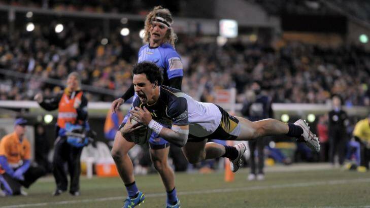 The Brumbies host the Force for round four of Super Rugby. Photo: Graham Tidy
