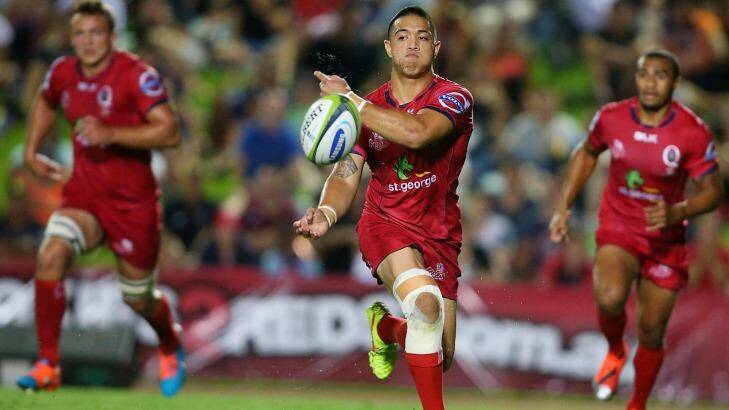 New five-eighth Duncan Paia'aua struggled for the Reds. Photo: Chris Hyde