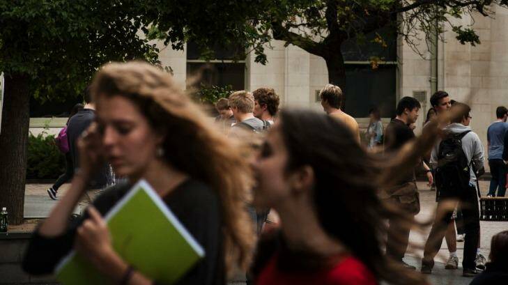 Melbourne University wants students to have continued access to food and drink across the extended campus. Photo: Josh Robenstone