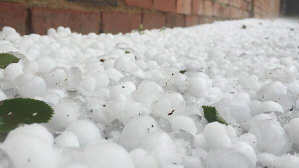 Huge hail batters Queanbeyan | Photos