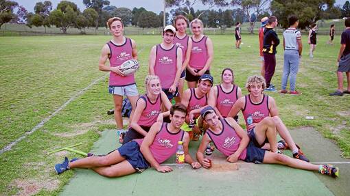 BOOROWA: B Grade Champions, the 'Goat Catchers' from the recent grand final of the Boorowa Touch Football competition. Photo: Boorowa News.