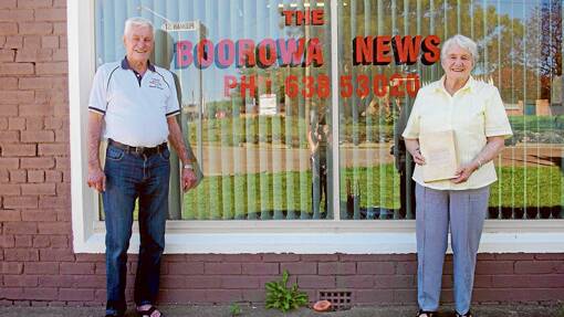 BOOROWA: Tom and Cecily Robertson took a trip down memory lane when visiting the Boorowa News this week.