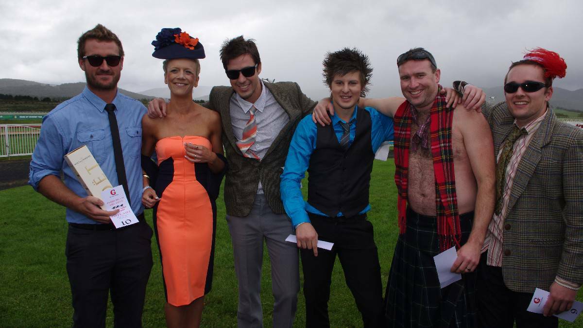 GOULBURN: Fashion is such an individual thing - from the Tradies and Ladies race meeting in Goulburn. Photo Goulburn Post.