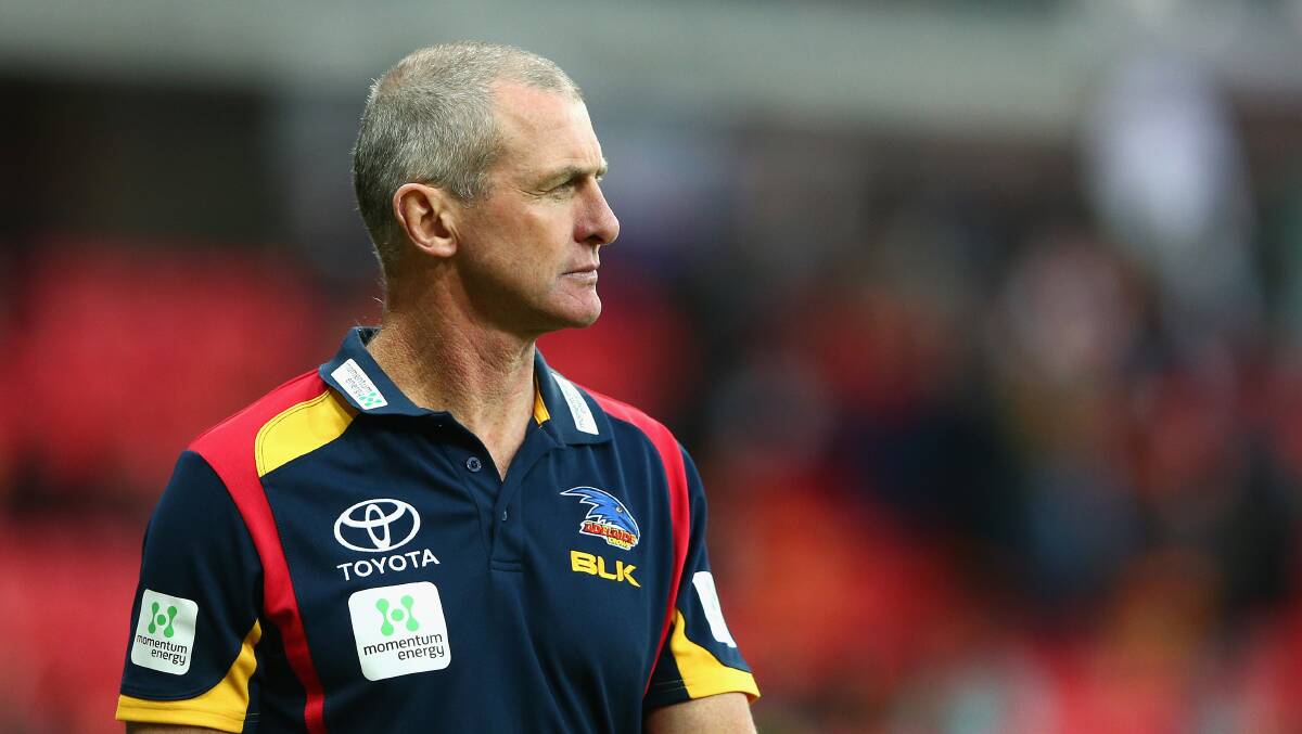 Adelaide coach Phil Walsh. PICTURE: GETTY IMAGES