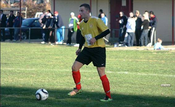 Queanbeyan City FC's Vele Dukoski in 2011. Photo: The Canberra Times.