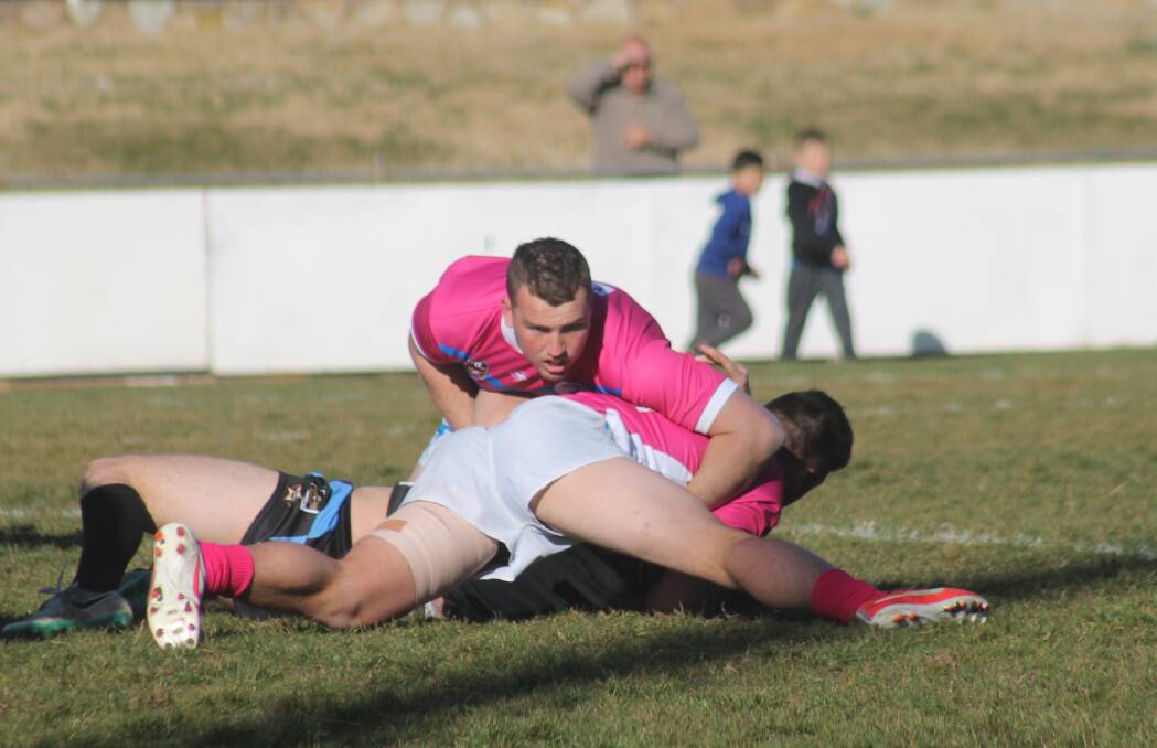 Highlights from the Queanbeyan Blues' 60-8 destruction of the Belconnen United Scholars in round 13 Canberra Raiders Cup action at Seiffert Oval last Saturday.