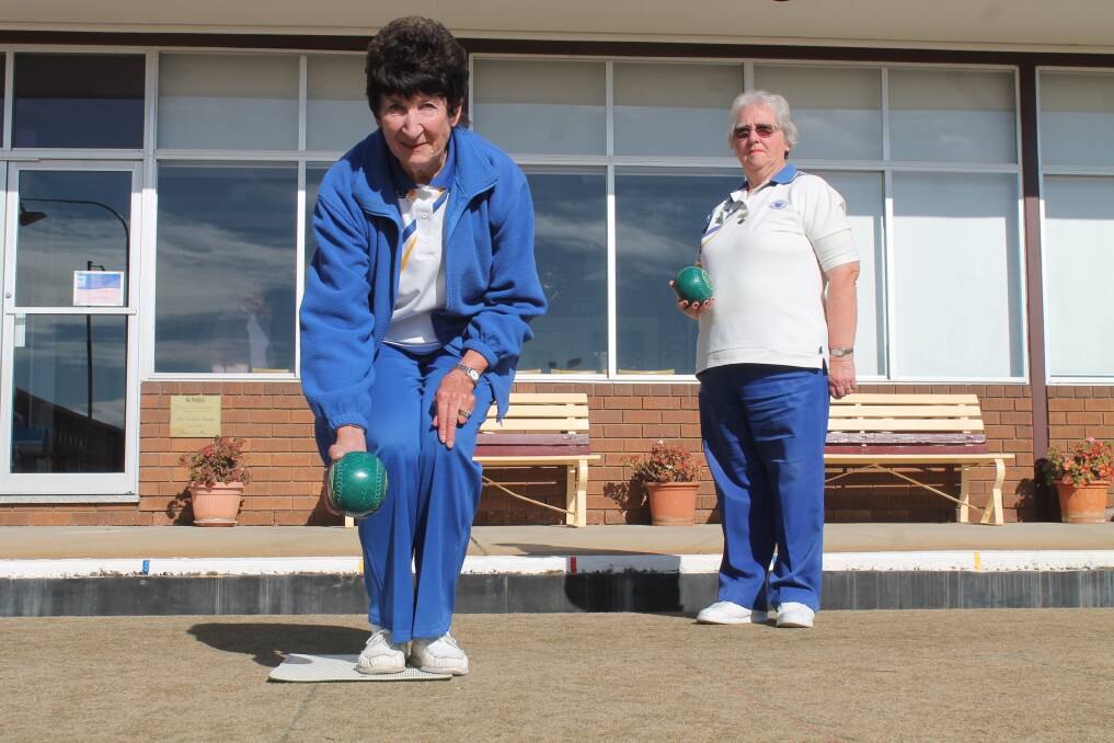 Queanbeyan Women's Bowling Club committee members Jan Sutton and Coral McMurray are just two women working tirelessly to raise funds to keep their club alive. Photo: Joshua Matic.