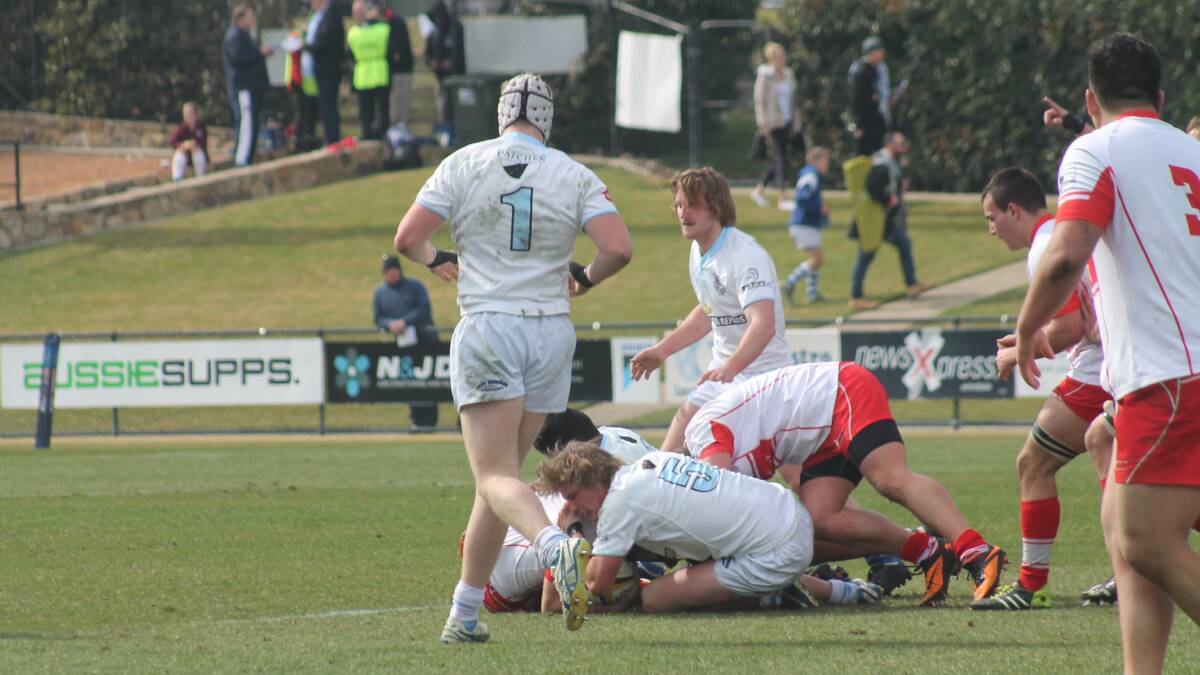 Pictures from the Queanbeyan Whites colts division 15-13 grand final loss to the Tuggeranong Vikings at Viking Park on Saturday.