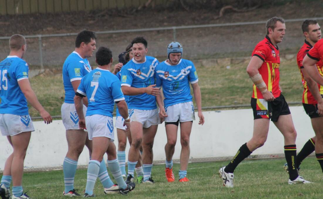 Highlights from the Queanbeyan Blues' 24-16 win over the Gungahlin Bulls at Seiffert Oval in round five Canberra Raiders Cup action last Saturday.