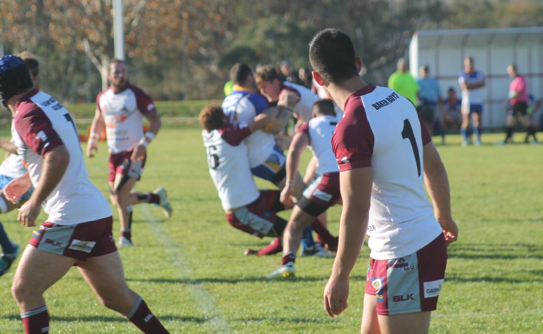 Highlights from the 28-all draw fought between the Queanbeyan Kangaroos and Goulburn Workers Bulldogs at Freebody Oval in Canberra Raiders Cup round four action on Saturday.