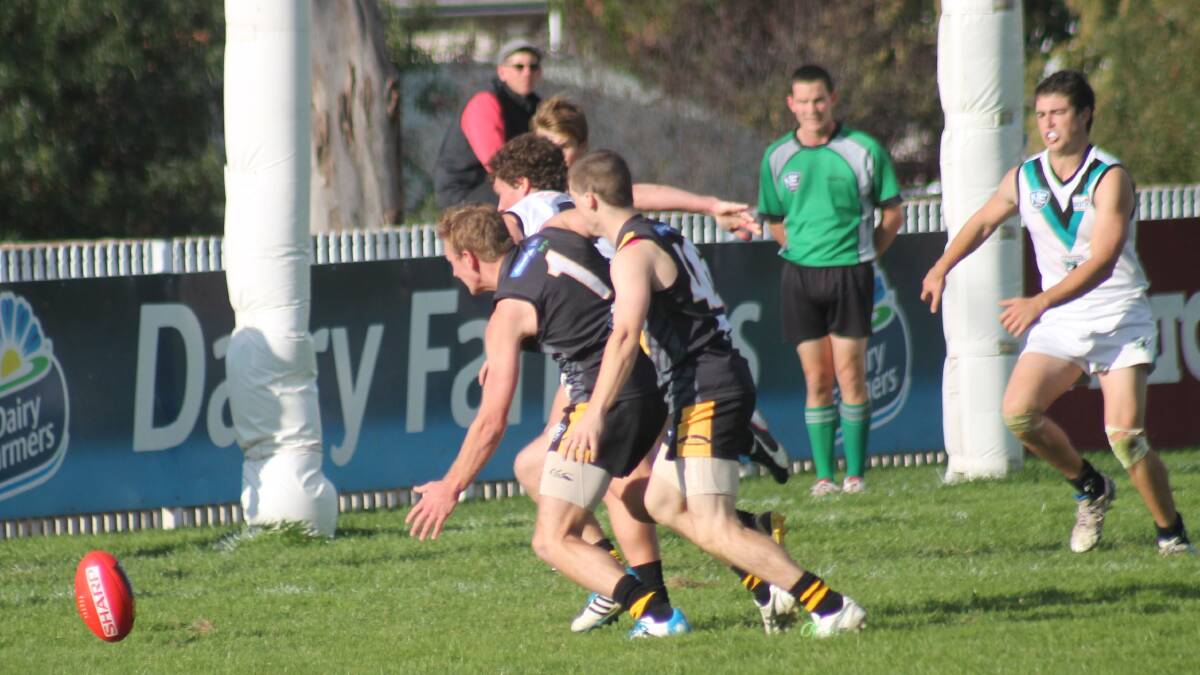 The Tigers pushed towards goal aggressively against Belconnen last Saturday. Photo: Joshua Matic.