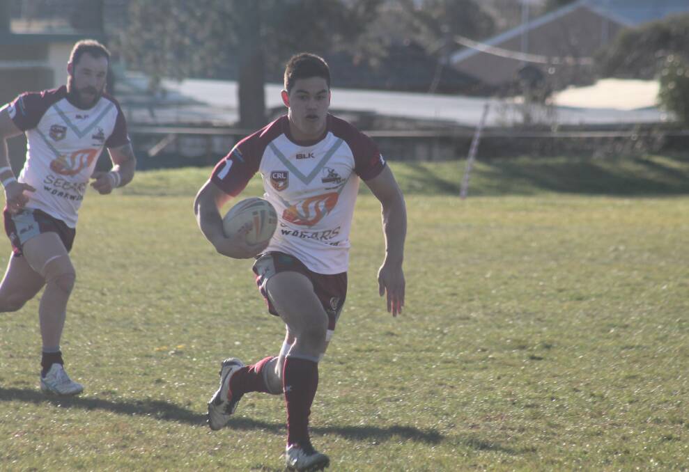 Highlights from the Queanbeyan Kangaroos' big 56-8 win over the Gungahlin Bulls in round 13 Canberra Raiders Cup action at Freebody Oval last Saturday.