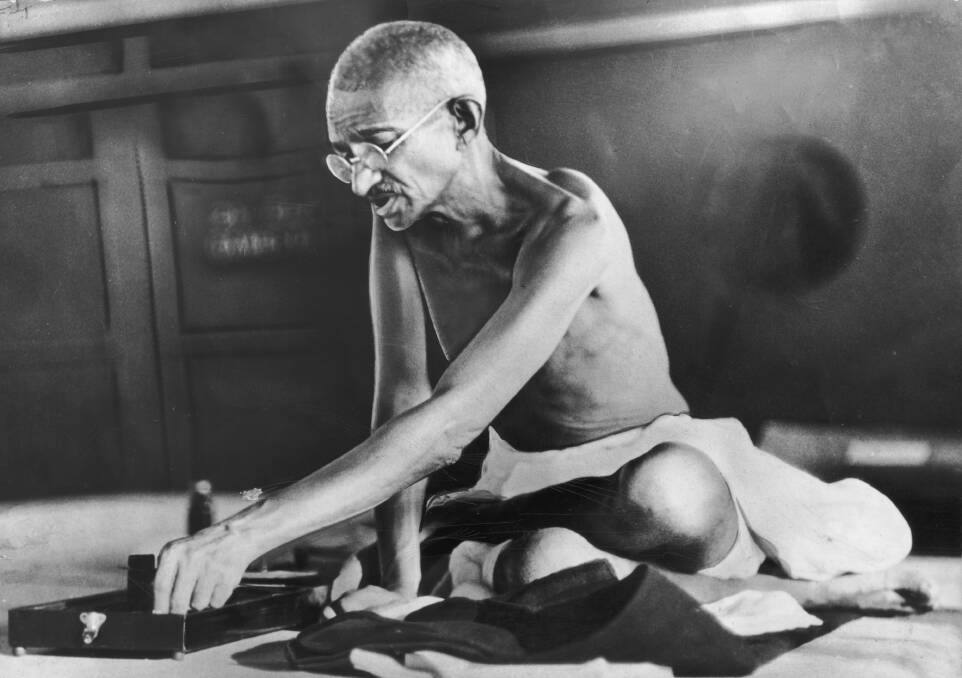 Peace activist and leader Mahatma Gandi. Getty images.