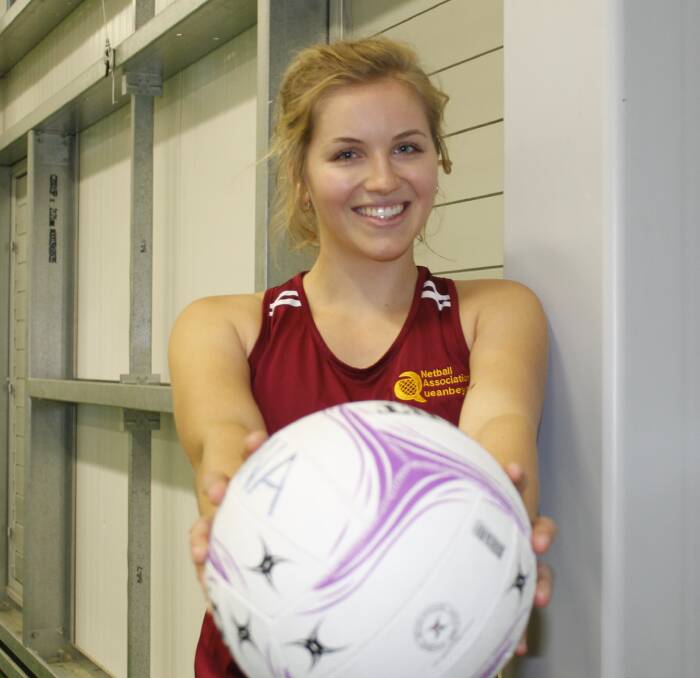 Lara Bowyer's return from injury was well received by the Queanbeyan Netball Association. Photo: Steph Konatar.