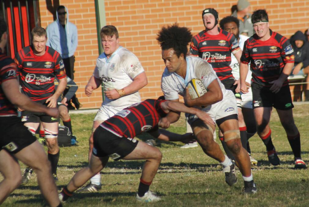 Sokai Tai spurred on the Whites two-point victory over Wests on Saturday, pictured here in action earlier this season. Photo: Steph Konatar.