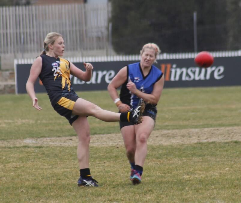Anne McRoberts starred for the Tigerettes, pictured here earlier in the season. Photo: Steph Konatar.