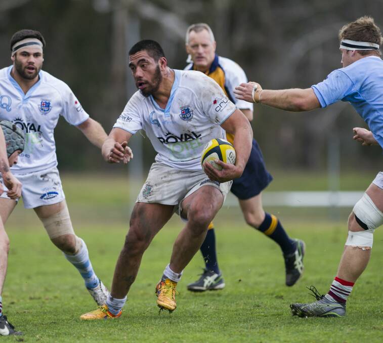 Whites' Tai Valenti came second in the 2015 MacDougall Medal. Photo: Rohan Thomson, The Canberra Times.