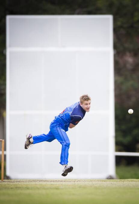 Leading the charge: Queanbeyan skipper Sam Taylor in action (Photo: Matt Bedford).