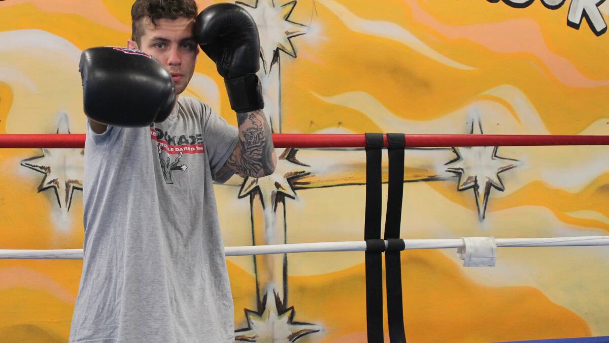 Queanbeyan kickboxer Josh Tonna will become just the second man to fight for a world title in Canberra on Saturday when he faces New Zealand fighter David Aung in the featherweight division. Photo: Joshua Matic.	