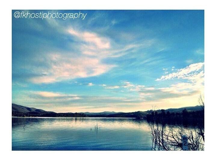 Instagram user @fkhostiphotography captured this beautiful photo of Googong Dam. 