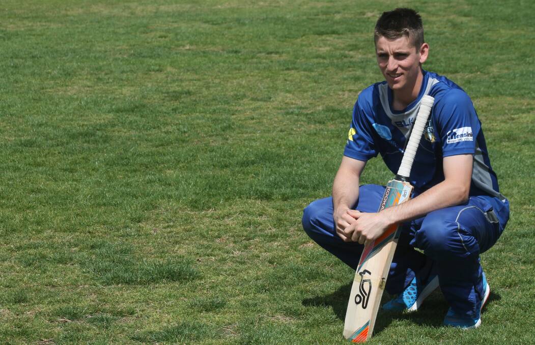 Dean Solway is ready for the ACT Comets T20 campaign. Photo: Miles Thompson.