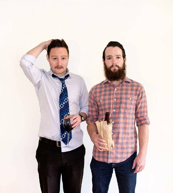 Queanbeyan comedians Andrew and Danny Bensley have taken the local comedy scene by storm and have been invited to perform at the Melbourne International Festival later in the year. Photo: supplied.