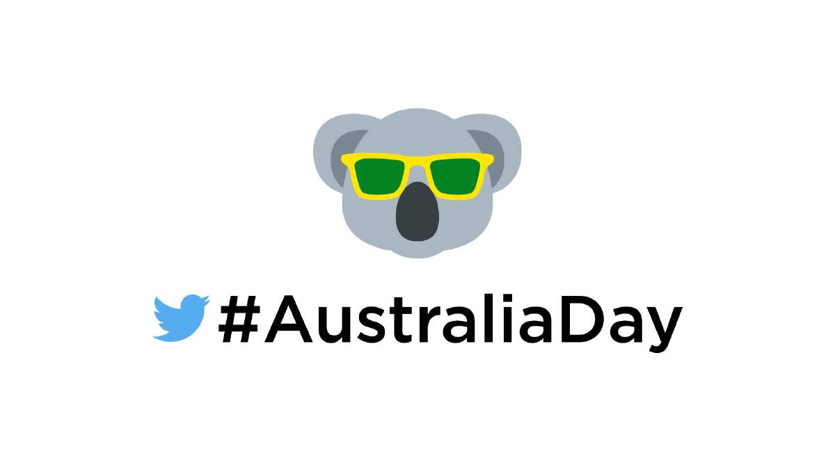 The symbol of a koala with sunglasses is set to be added to tweets which use the Australia Day hashtag on January 26.