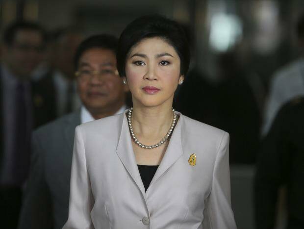 Refusing to step down ... Thailand's Prime Minister Yingluck Shinawatra.