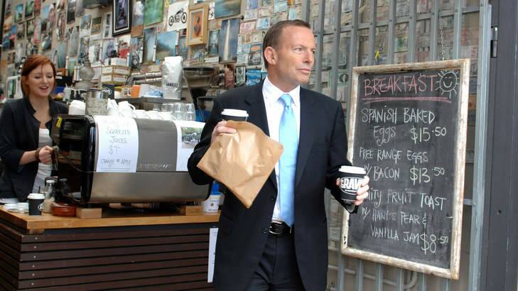 Prime Minister Tony Abbott, pictured in Torquay this week, has hosed down claims of a split in Liberal ranks over gay marriage. Photo: Drew Ryan