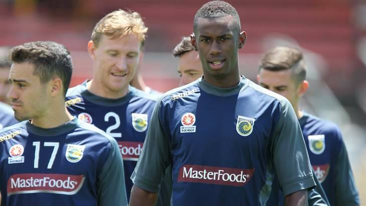 "Everyone that has watched the A-League over the past few seasons knows exactly what Bernie Ibini is capable of": Mariners coach Phil Moss. Photo: Brendan Esposito