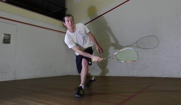 Queanbeyan squash ace Tim Manning believes the club's experiment of fielding two pennant teams in the ACT Premier division will pay long-term dividends. Photo: Canberra Times