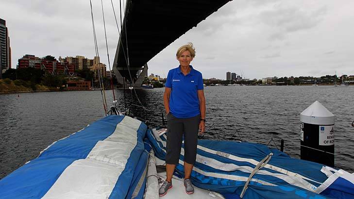 World sailing champion Vanessa Dudley, who is competing in her 18th Sydney to Hobart. Photo: Sahlan Hayes