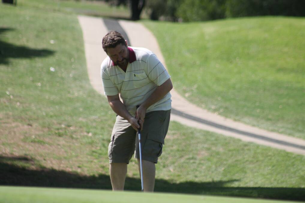 Players in action during Tuesday's Queanbeyan Pro Am.